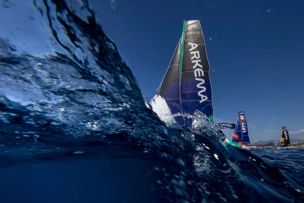 Youngest skipper Quentin Vlamynck & Arkema win Pro Sailing Tour 2 Eps 1