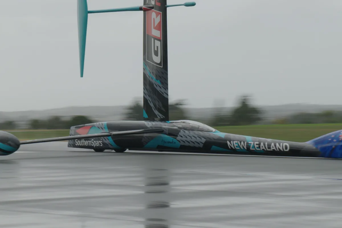 Emirates Team New Zealand Land Yacht update