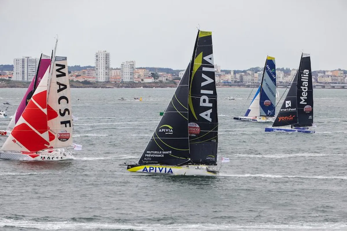 Good, Clear Start To The Vendée Arctique Les Sables d’Olonne