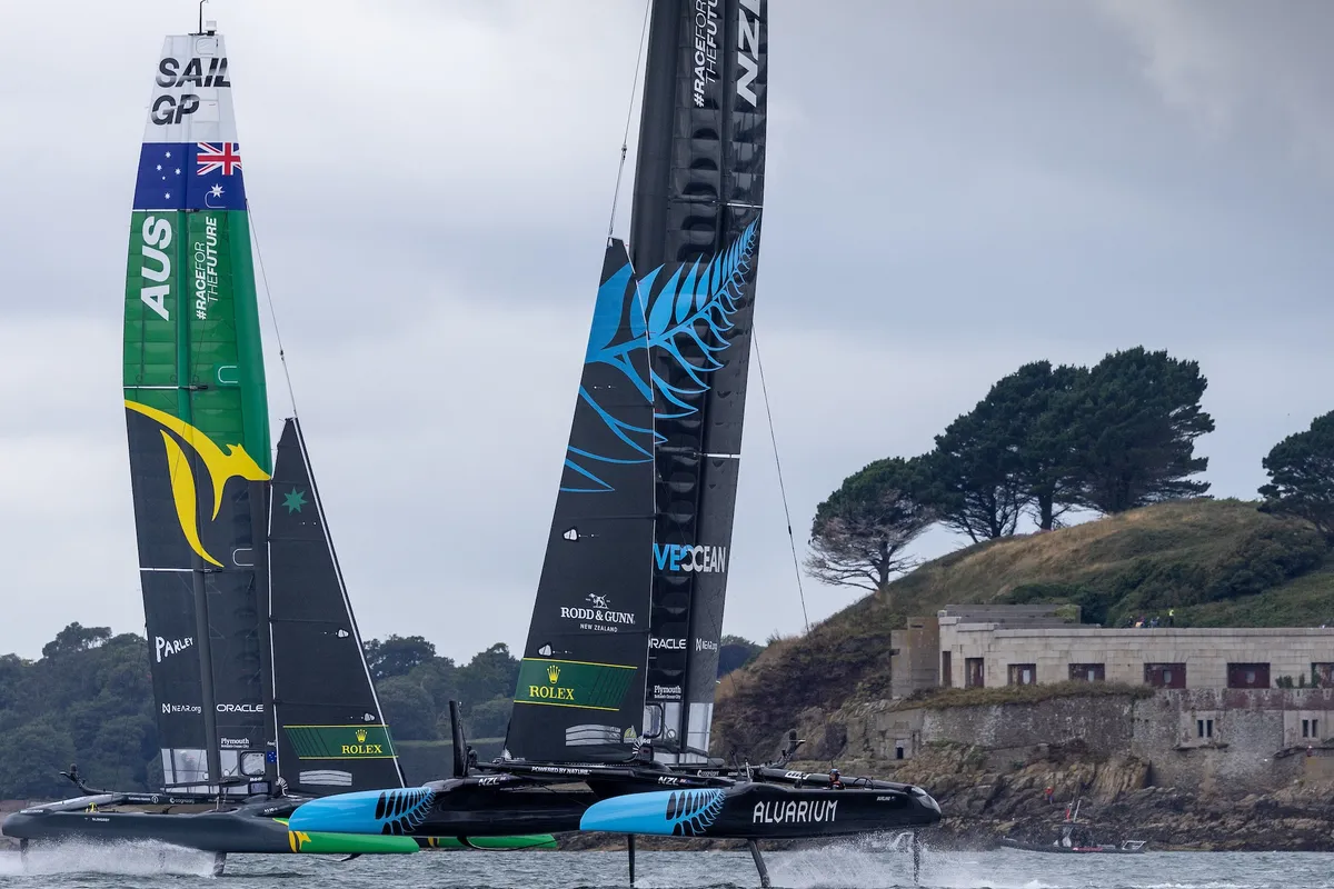New Zealand wins first SailGP on the waters of Plymouth Sound