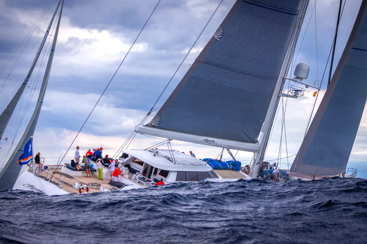 Big breeze adds spectacular finish to Ibiza JoySail