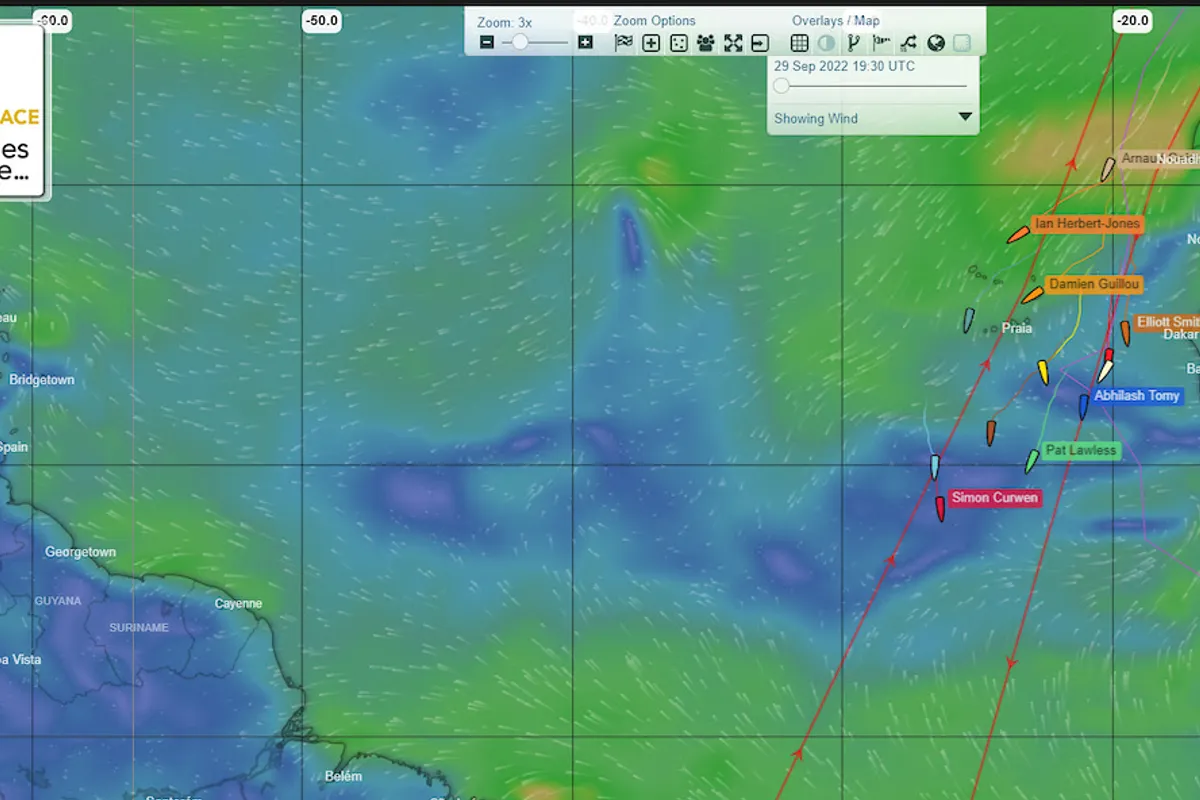 Golden Globe fleet dive into the doldrums