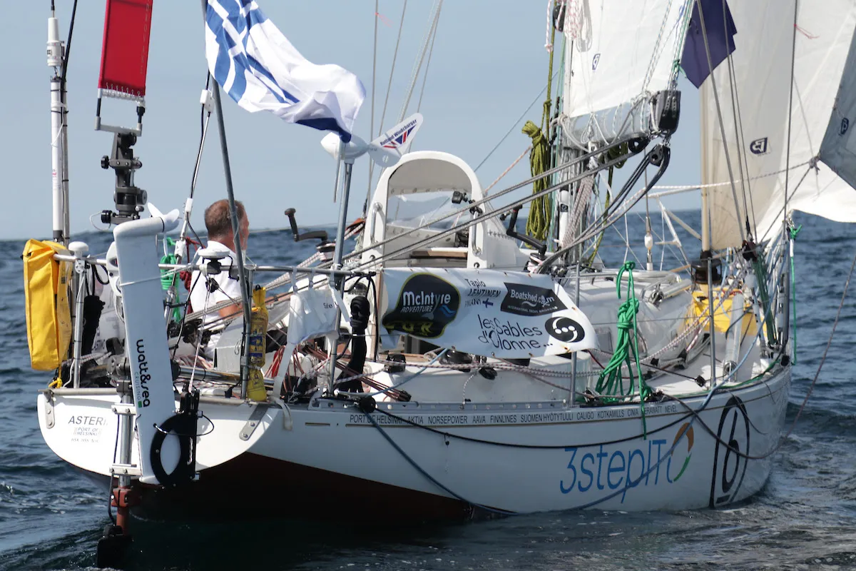 Tapio Lehtinen DISTRESS activation in the Golden Globe Race