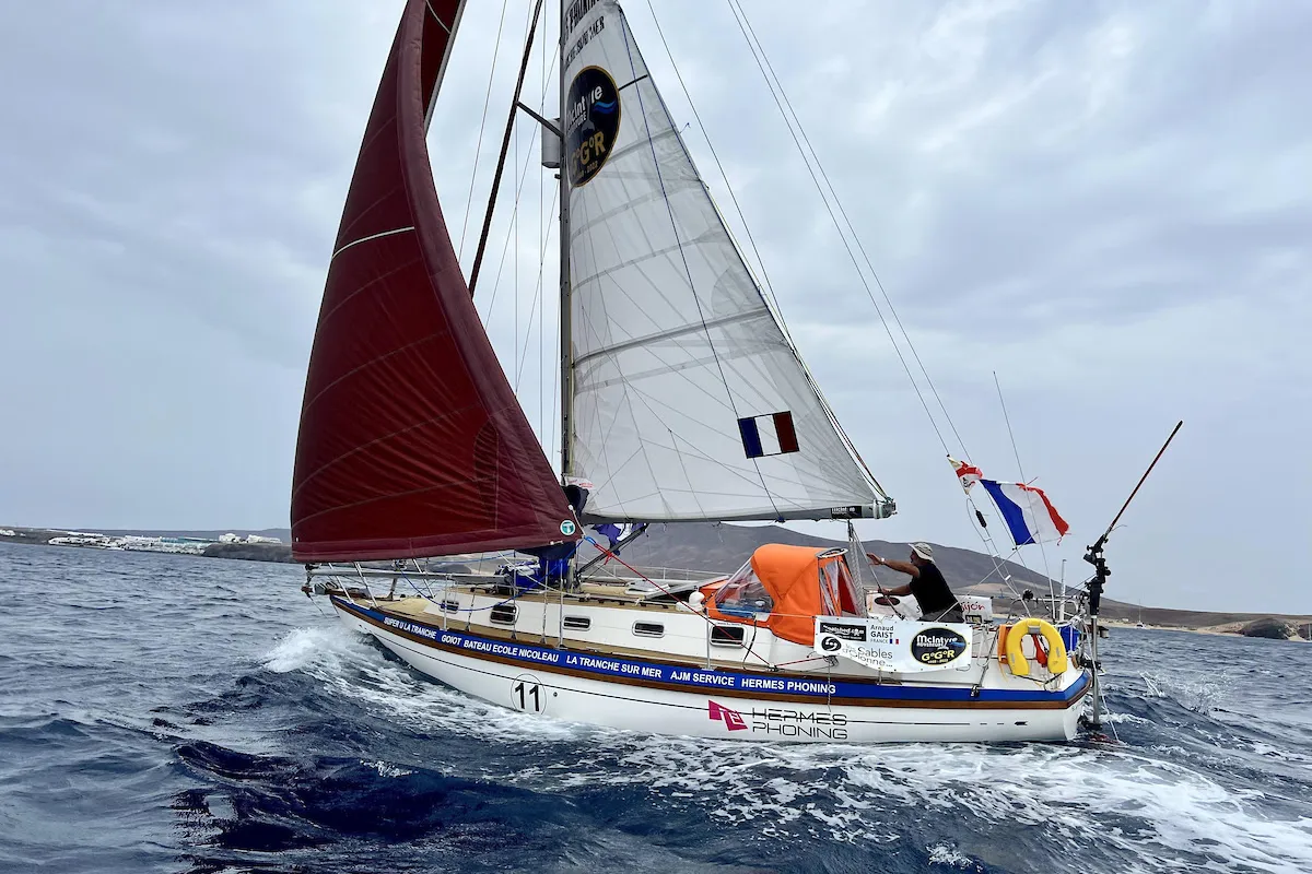 Arnaud Gaist is out of the Golden Globe Race