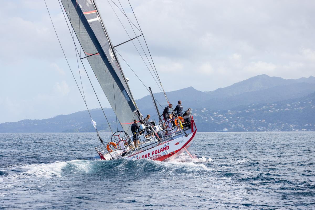 I Love Poland Volvo 70 wins the IMA Transatlantic Trophy