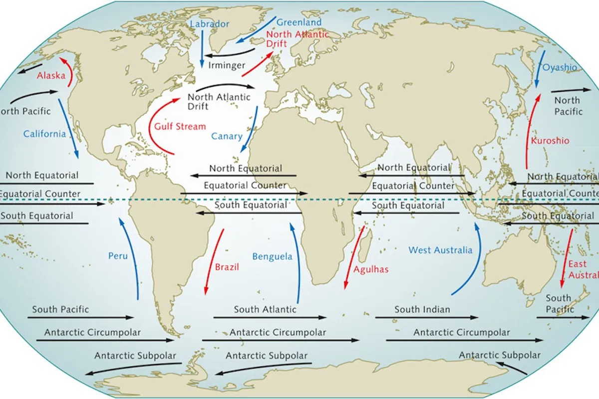 Ocean surface currents relevant to skippers in the Global Solo Challenge