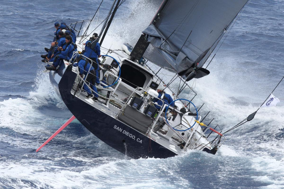 Pyewacket 70 takes RORC Caribbean 600 Monohull Line Honours, video