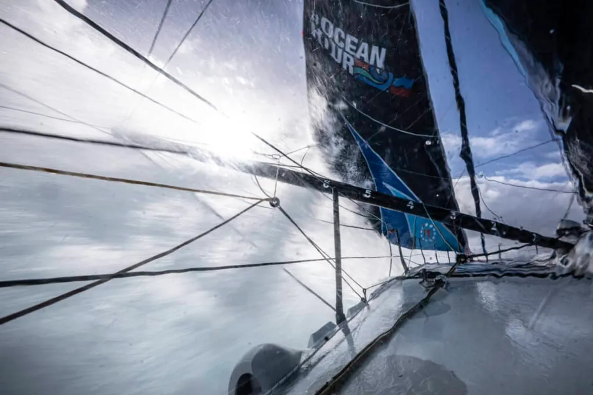11th Hour Racing storming towards Cape Horn