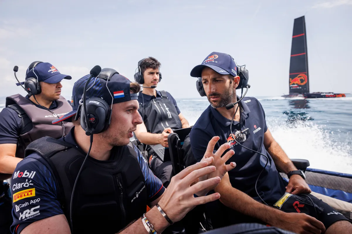 Max Verstappen Experiences Nautical F1 with Alinghi Red Bull Racing