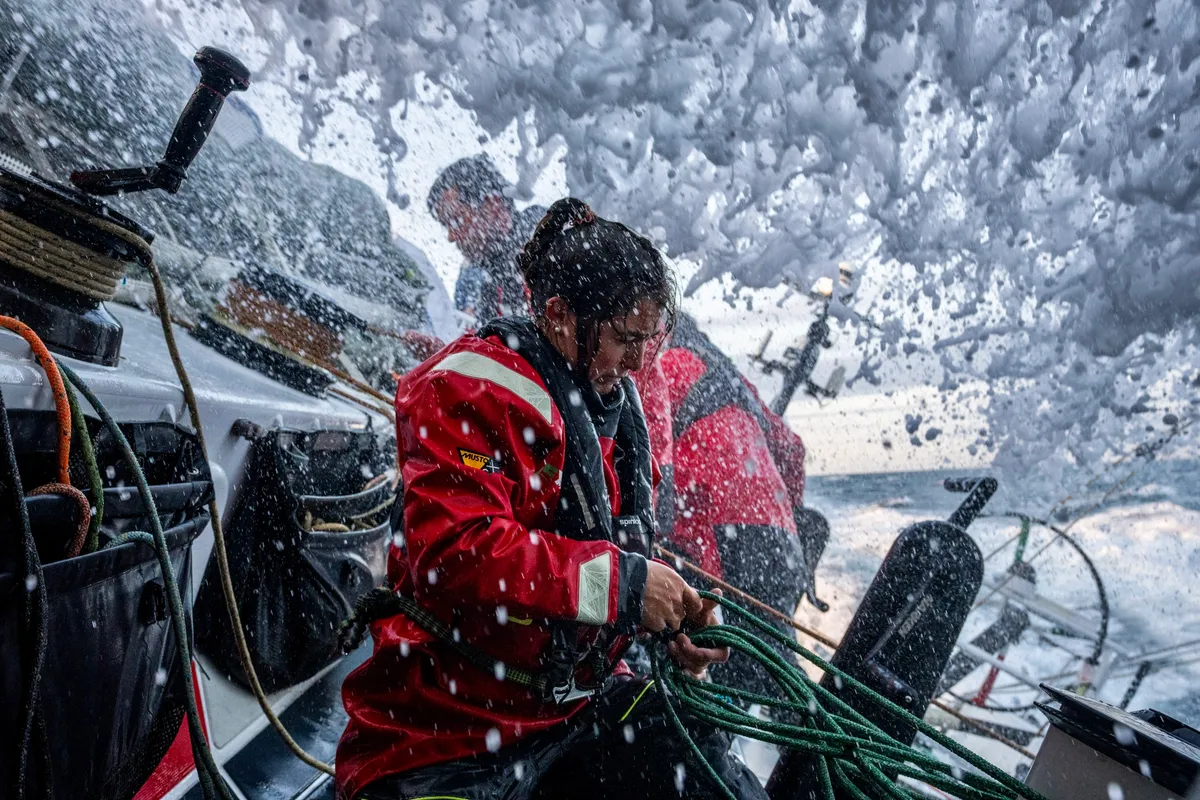 Ocean Race Friday Fly By in Kiel attracts crowds to cheer on IMOCA fleet