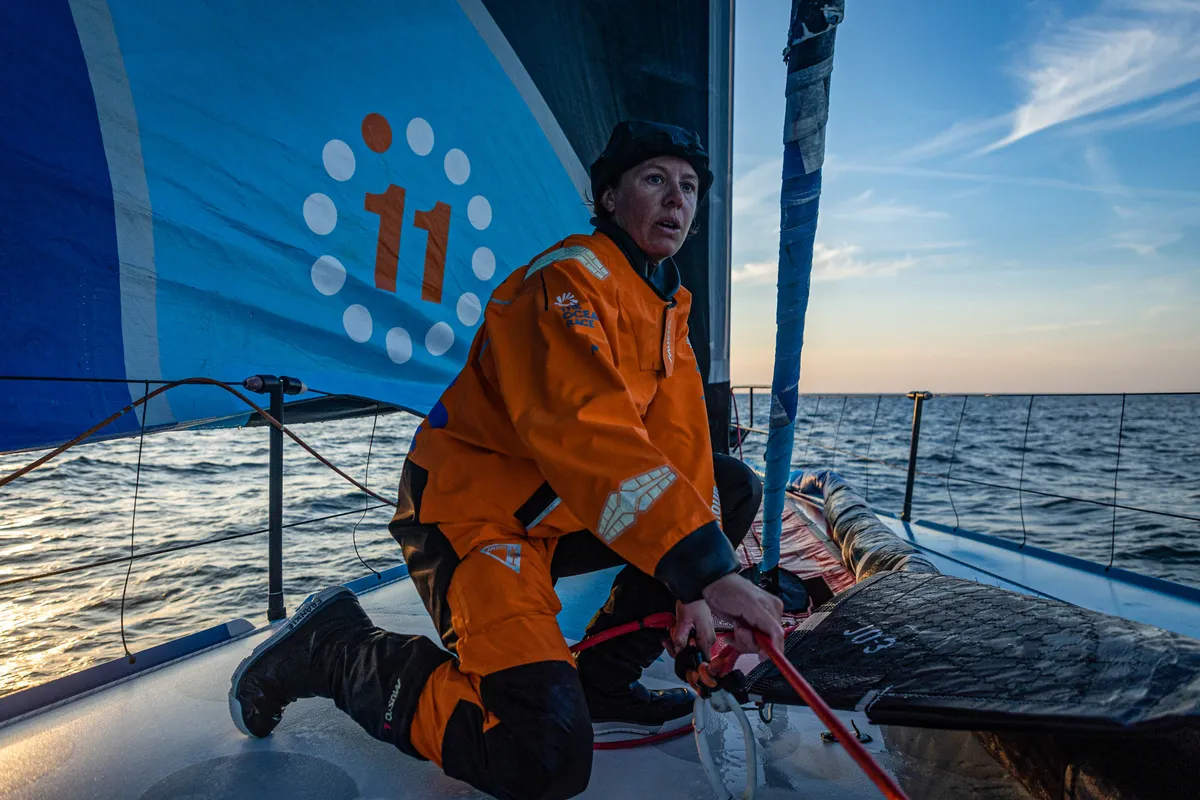 Ocean Race fleets coming together in the North Sea