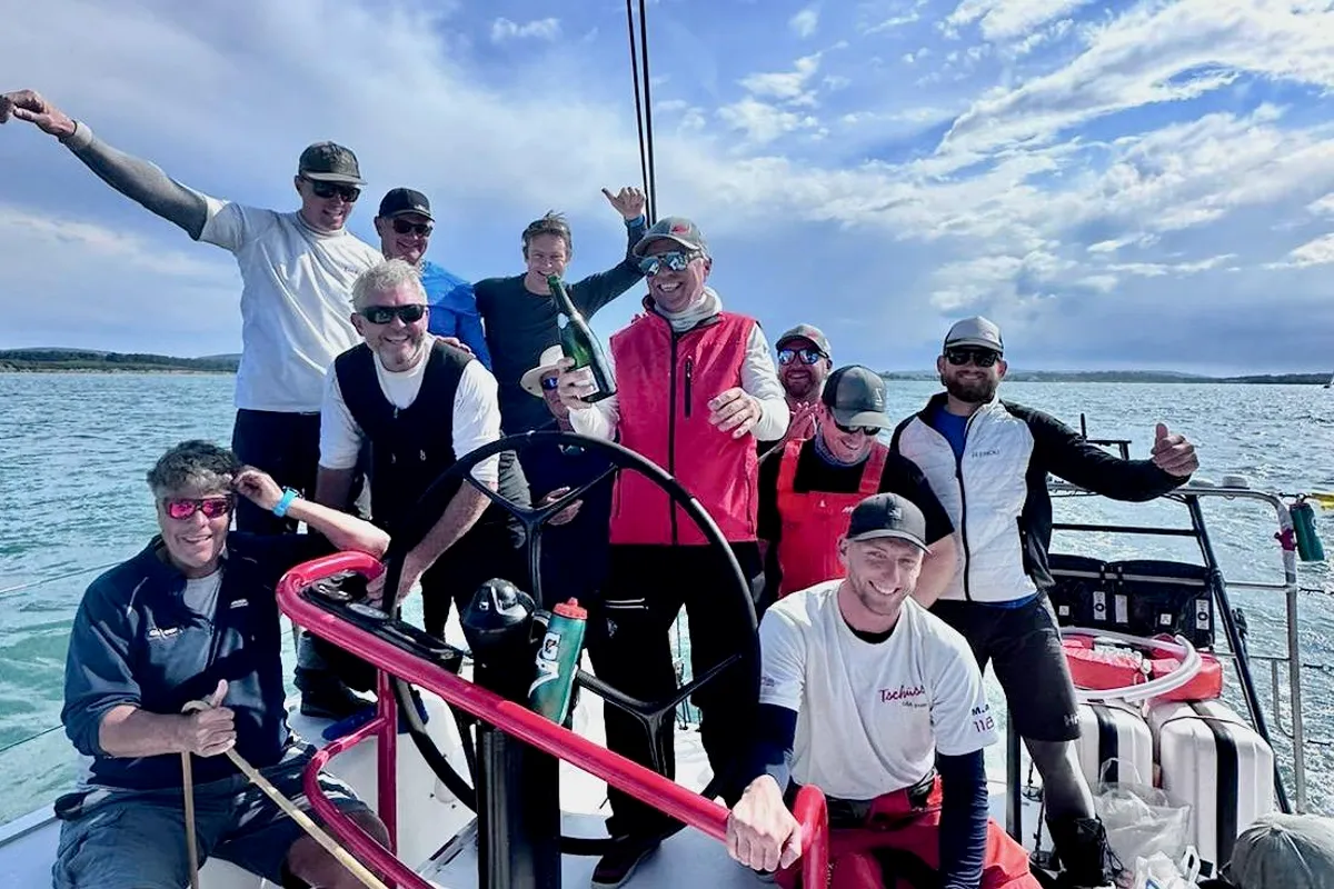 Tschüss 2 completes hat-trick as overall Cowes Dinard St Malo Race winner