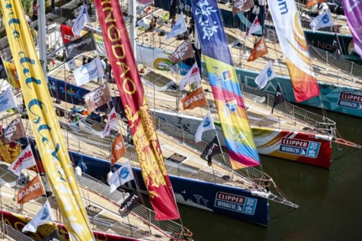 Clipper Round the World Yacht Race ready for tomorrow's start @ Portsmouth