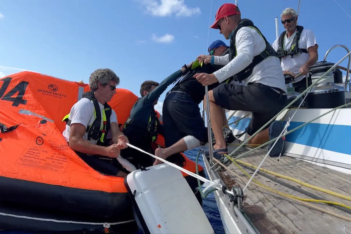 OGR: Injured French sailor rescued by long-range helicopter mission