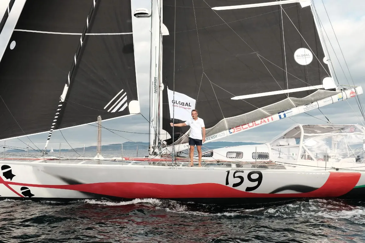 Andrea Mura takes up the Global Solo Challenge