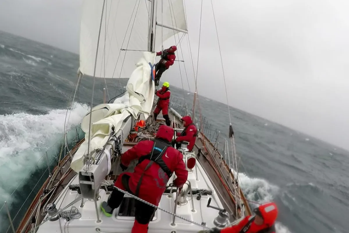 Spectacular Southern Ocean sleigh rides for Ocean Globe Race crews