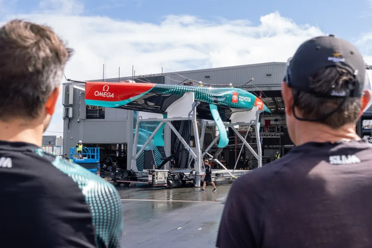 Emirates Team New Zealand’s brand new AC75 revealed