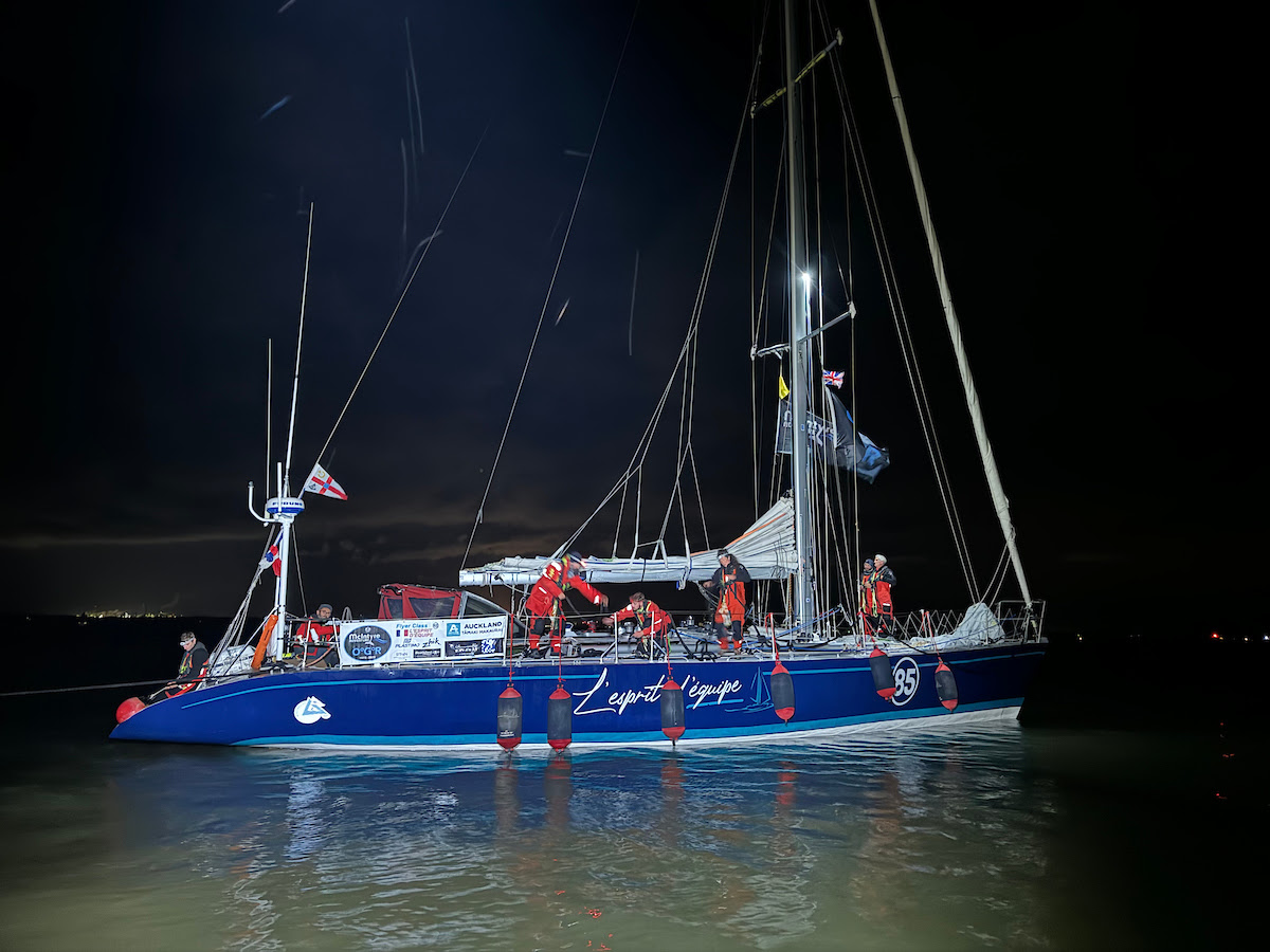 French Whitbread Winner L’Esprit d’équipe 2nd in McIntyre Ocean Globe