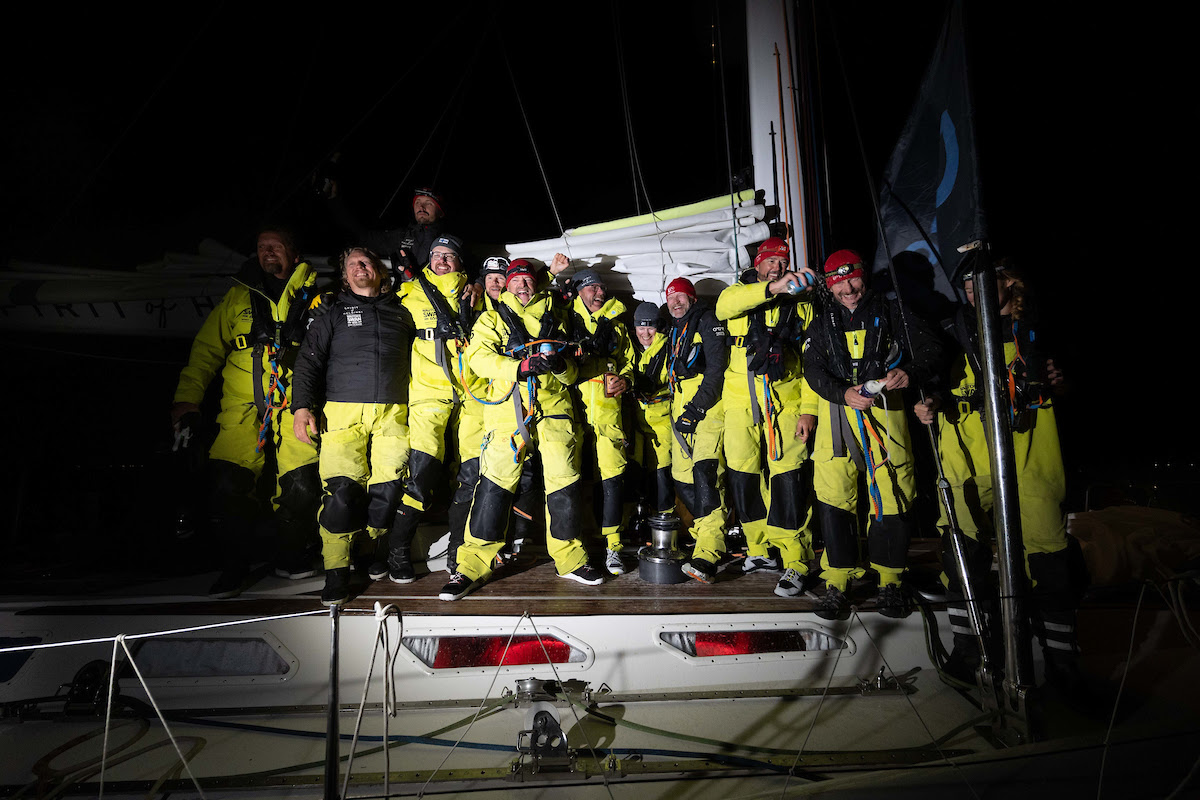 Spirit of Helsinki & Neptune across the Line in McIntyre Ocean Globe